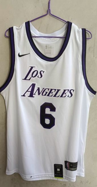 Men Los Angeles Lakers #6 James White Nike Season 22-23 NBA Jersey